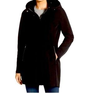 KRISTEN BLAKE Small Black waterproof rain jacket like new!